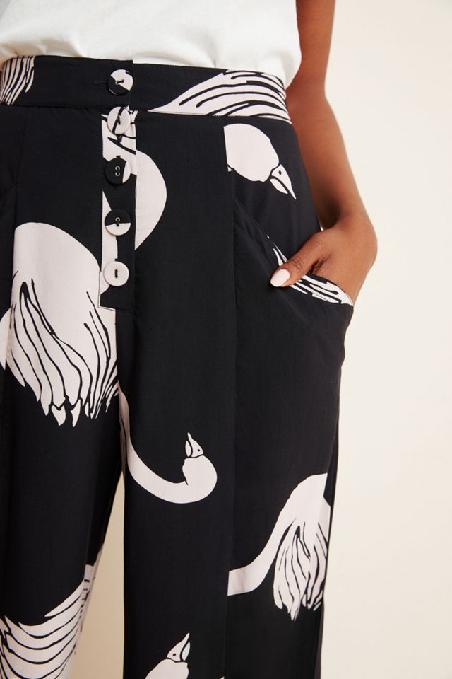 Odette Swan-Printed Trousers #3