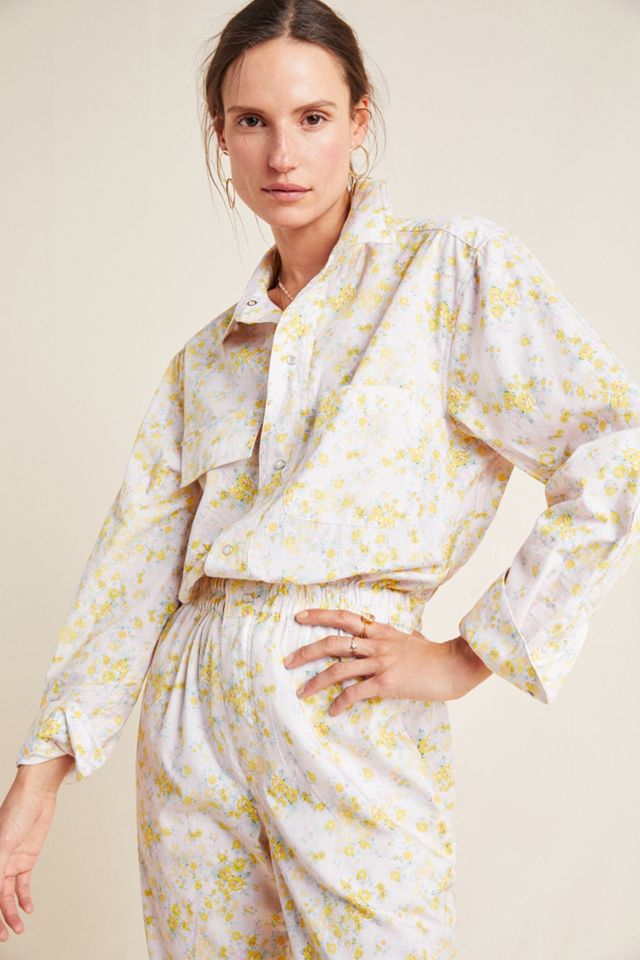 Cynthia Rowley Floral Utility Jumpsuit | Anthropologie