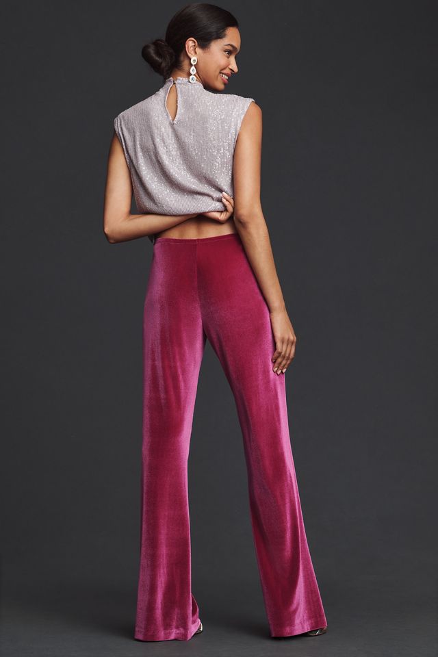 Anna Sui Velvet Flare Pants #3