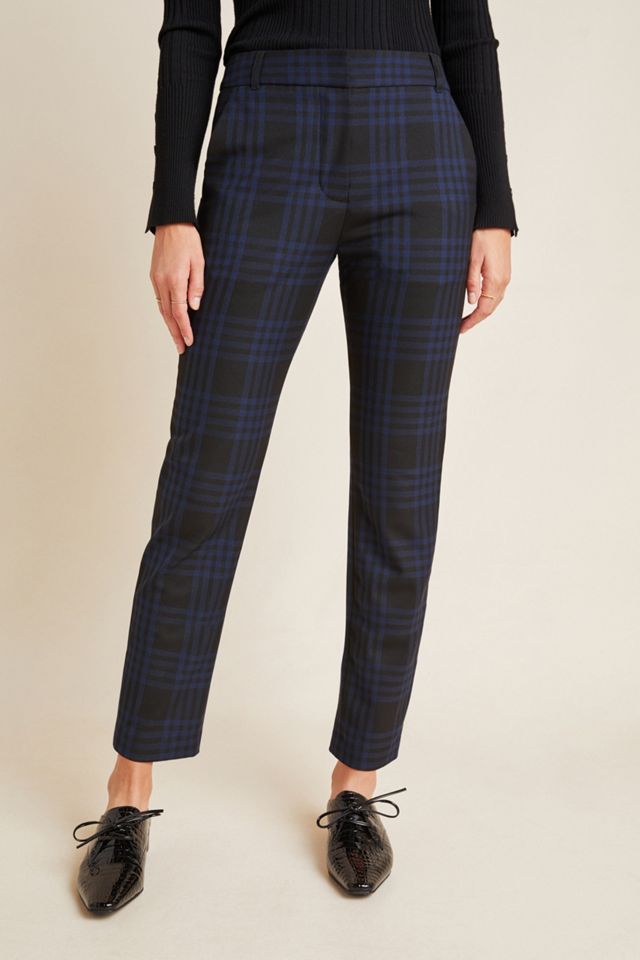 Allison Plaid Cropped Pants #1