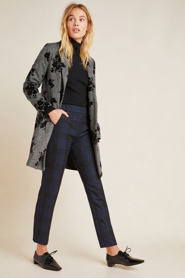Allison Plaid Cropped Pants #2