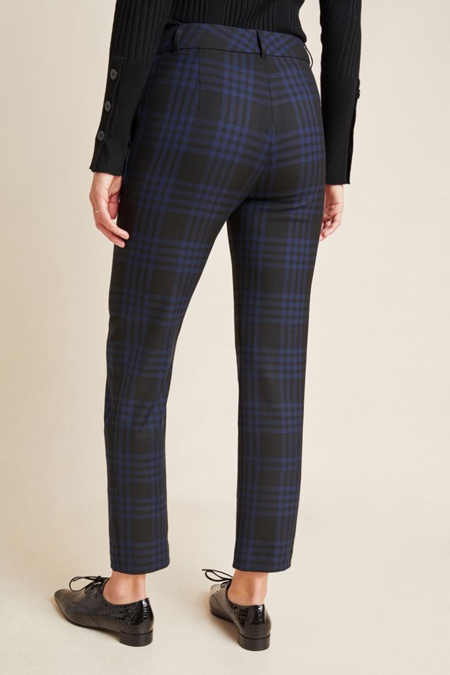 Allison Plaid Cropped Pants #4