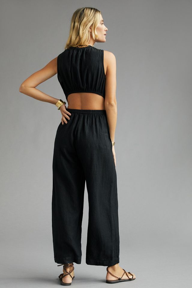 Velvet by Graham & Spencer Vivi Linen Jumpsuit #4
