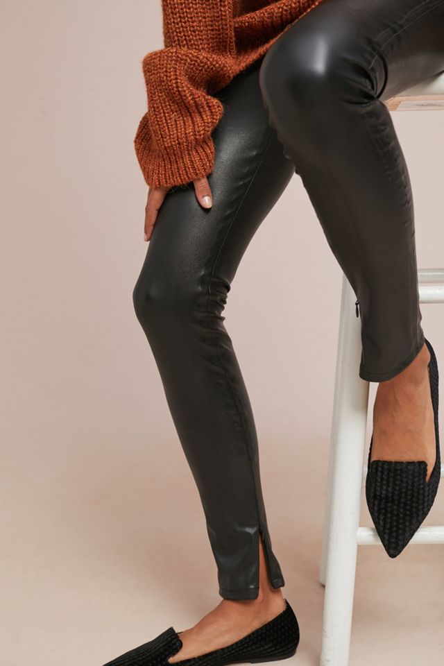 Berdine Mid-Rise Faux Leather Leggings #2