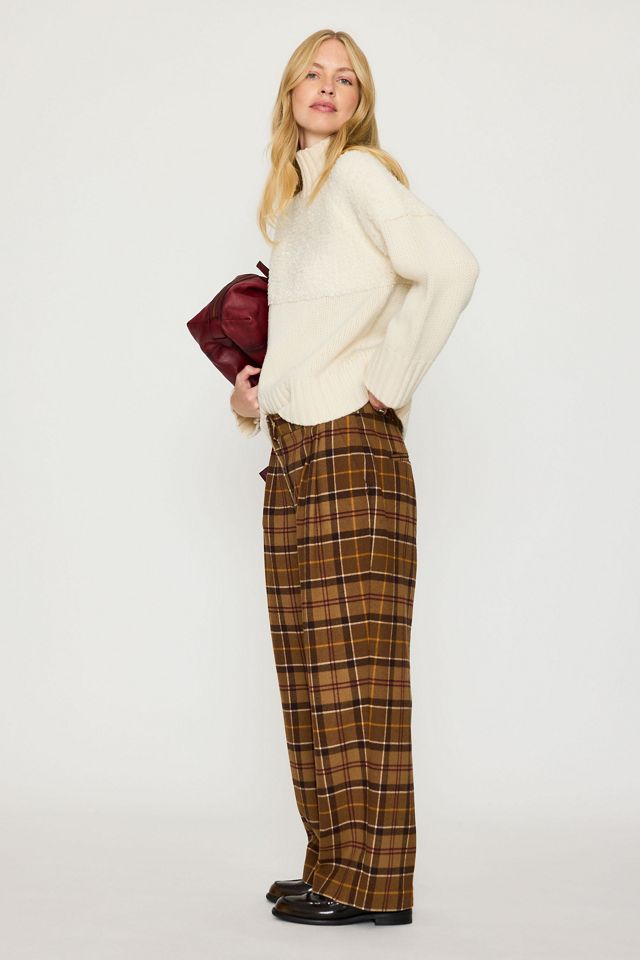 Barbour Darwen Tartan Straight-Leg Trousers #2