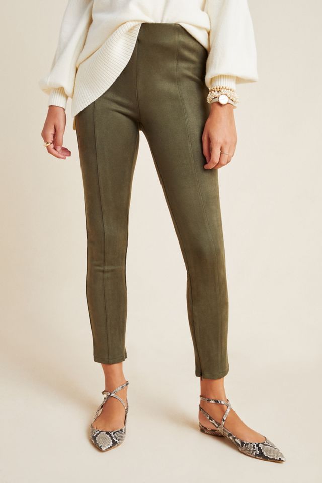 Faux Suede Leggings #4