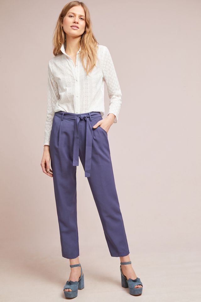 Marin Tie-Waist Pants | Anthropologie