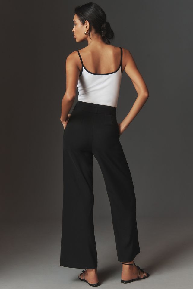 Bishop + Young Belted Wide-Leg Trouser Pants #2