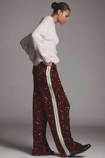 Maeve Stripe Pleated Mini Skirt