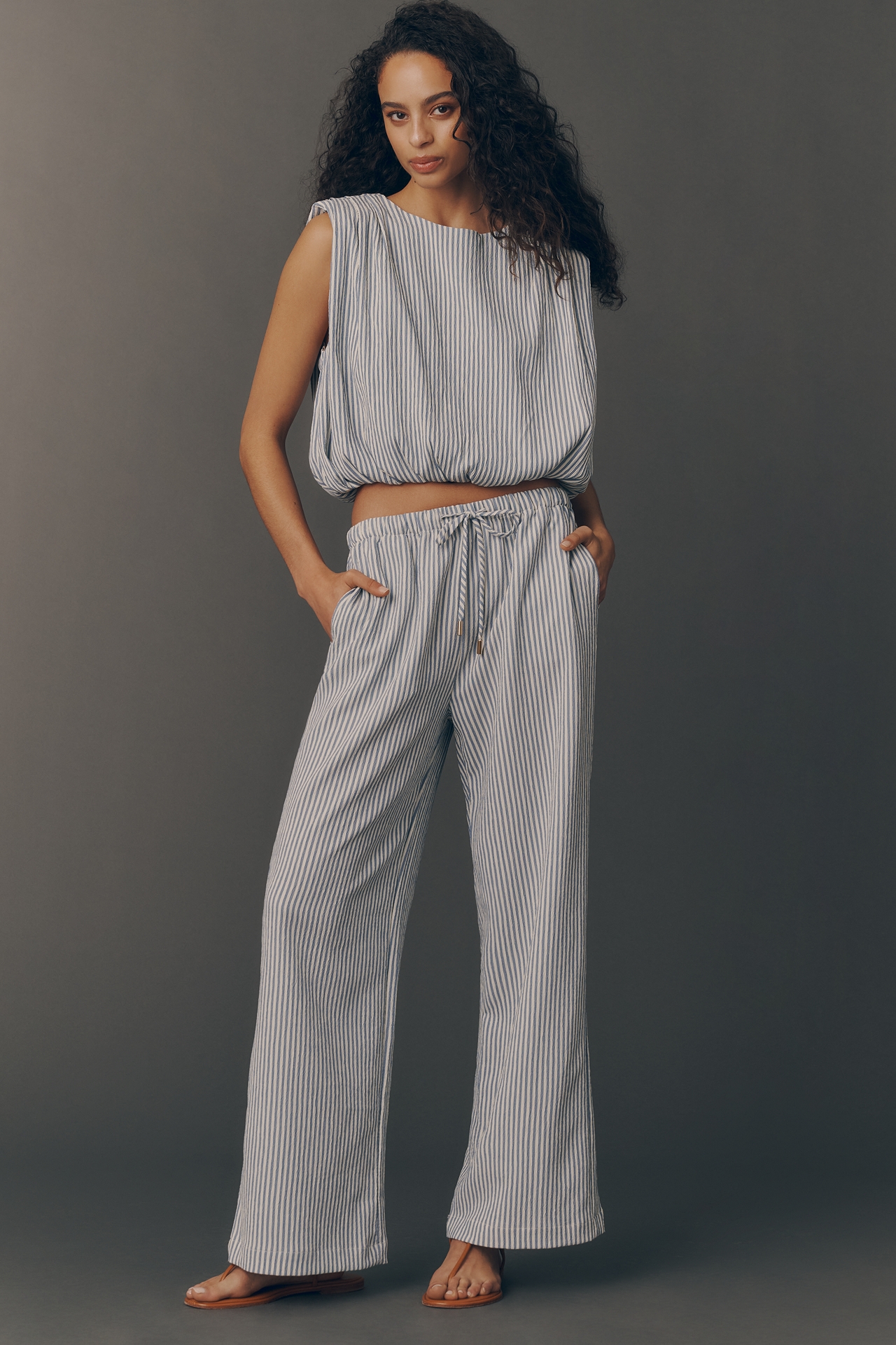 Bishop + Young Seersucker Stripe Pants