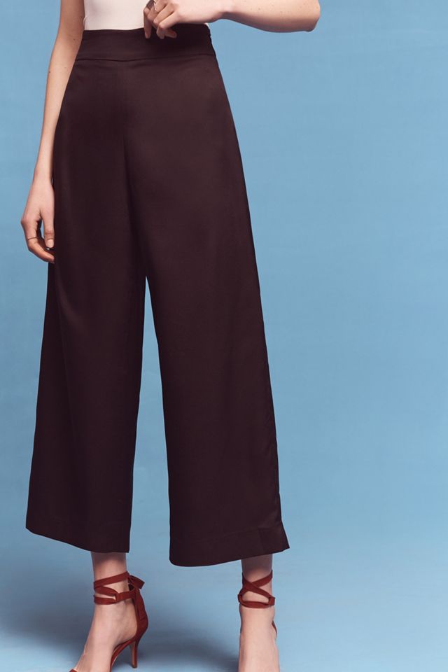 Deni Cropped Wide-Legs #1