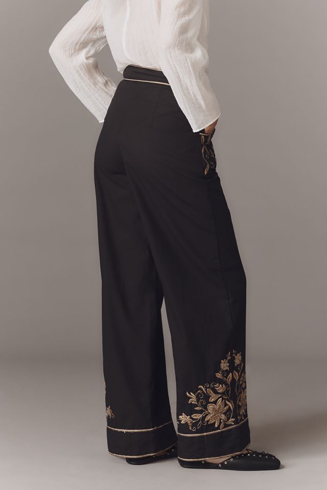Scarlett Poppies Isi Embroidered Trouser Pants #3