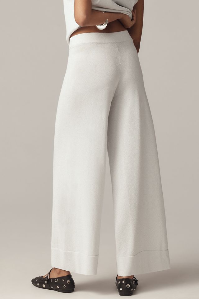 Maeve Wide-Leg Sweater Pants #2