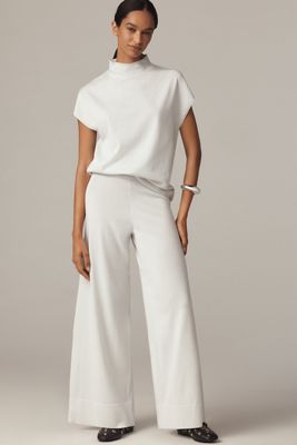 Maeve Wide-Leg Sweater Pants