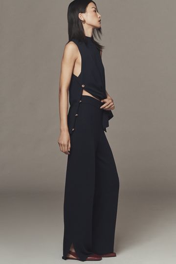 Pilcro Cashmere Blend Polo Sweater Tank