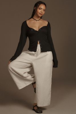 The Somerset Linen Pull-On Pants