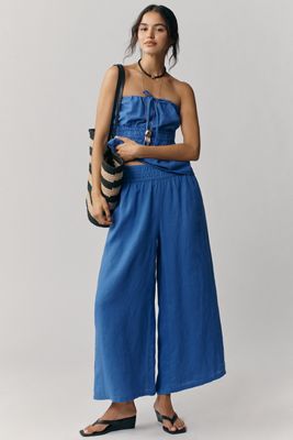 Somerset Linen Pull-On Pants