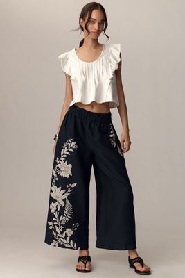 Somerset 100% Linen Pull-On Pants