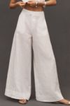 By Anthropologie Linen Palazzo Pants