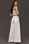 By Anthropologie Linen Palazzo Pants