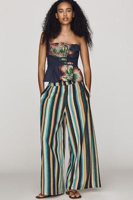 Somerset Linen Cotton Pull-On Pants