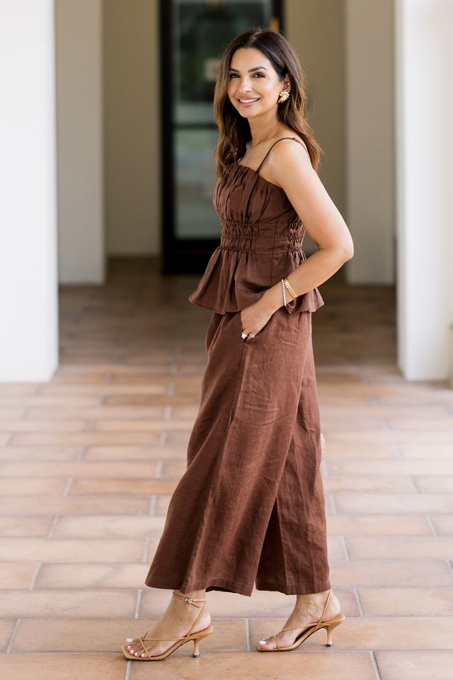The @heynasreen Somerset Linen Blend Pull-On Pants #3