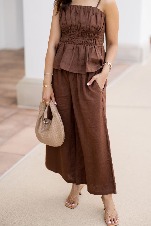 The @heynasreen Somerset Linen Blend Pull-On Pants #4