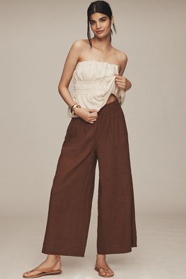 The @heynasreen Somerset Linen Blend Pull-On Pants