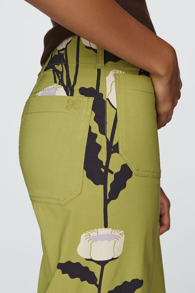 Maeve Colette High-Rise Wide-Leg Full-Length Pants in Magic Fabric #3
