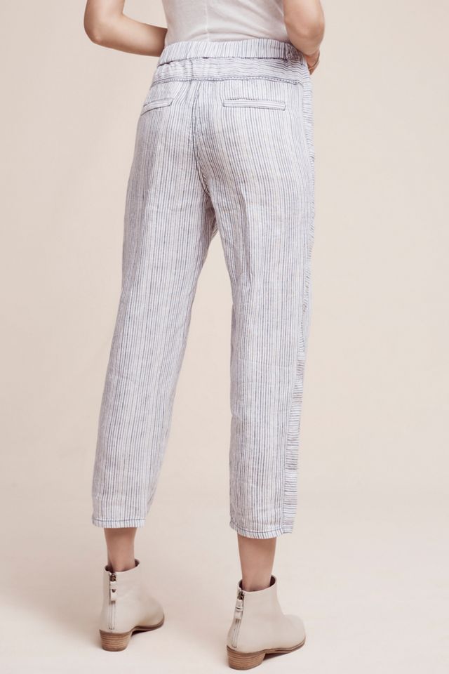 Striped Linen Joggers #2