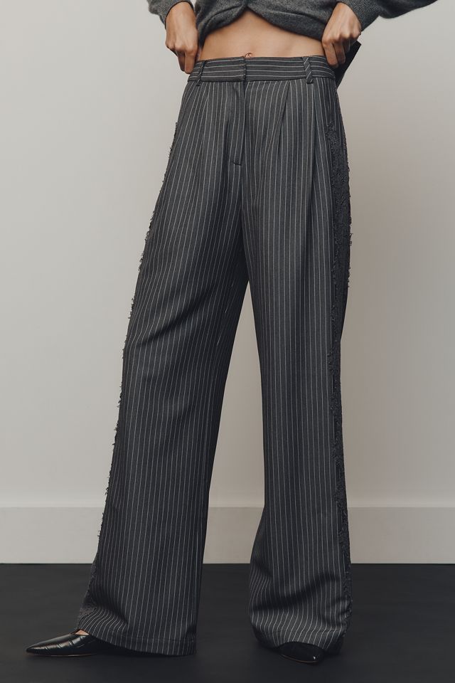 TND Lace Pinstripe Trousers #2