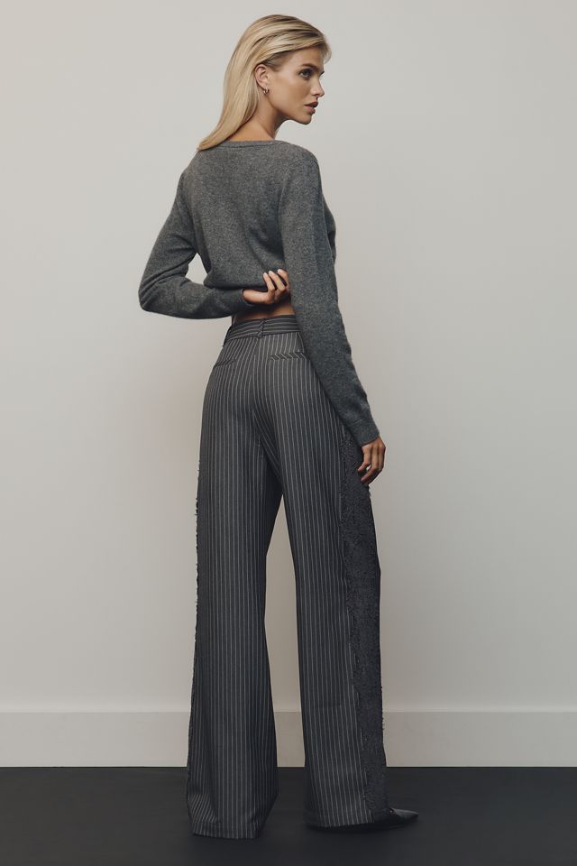 TND Lace Pinstripe Trousers #4