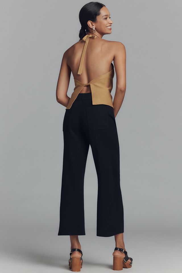 The Colette Sweater Knit Crop Wide-Leg Pants by Maeve #2