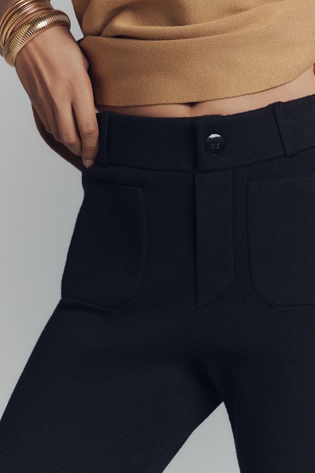 The Colette Sweater Knit Crop Wide-Leg Pants by Maeve #3