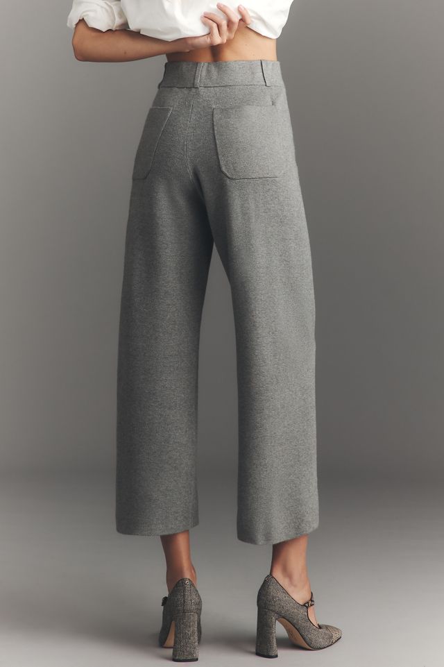 The Colette Sweater Knit Crop Wide-Leg Pants by Maeve #2