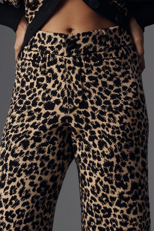 The Colette Knit Crop Wide-Leg Trousers by Maeve #3