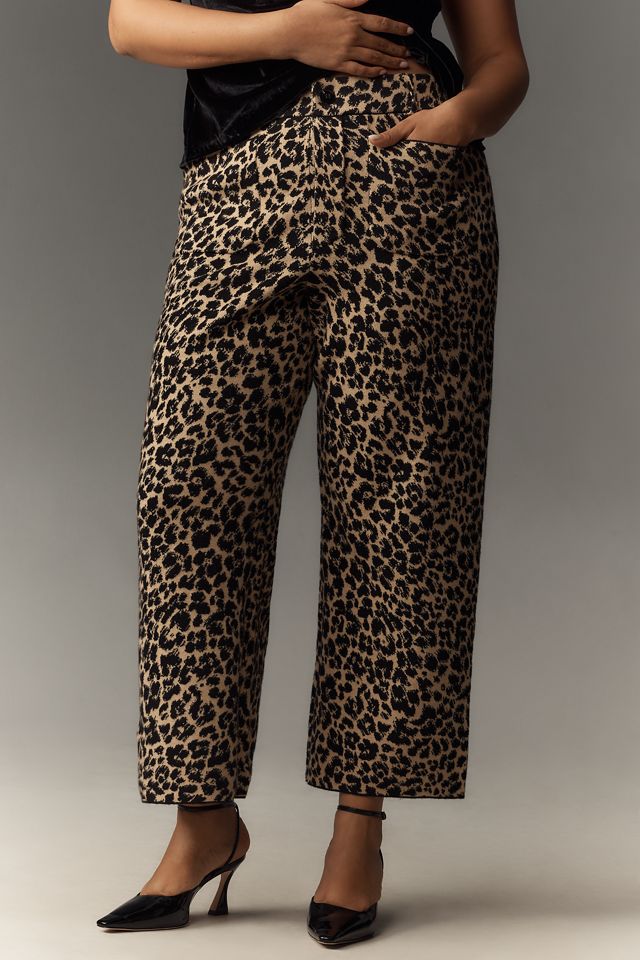 The Colette Knit Crop Wide-Leg Trousers by Maeve #5