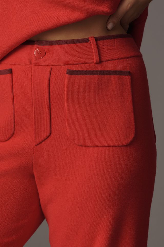 The Colette Sweater Knit Crop Wide-Leg Pants by Maeve #6