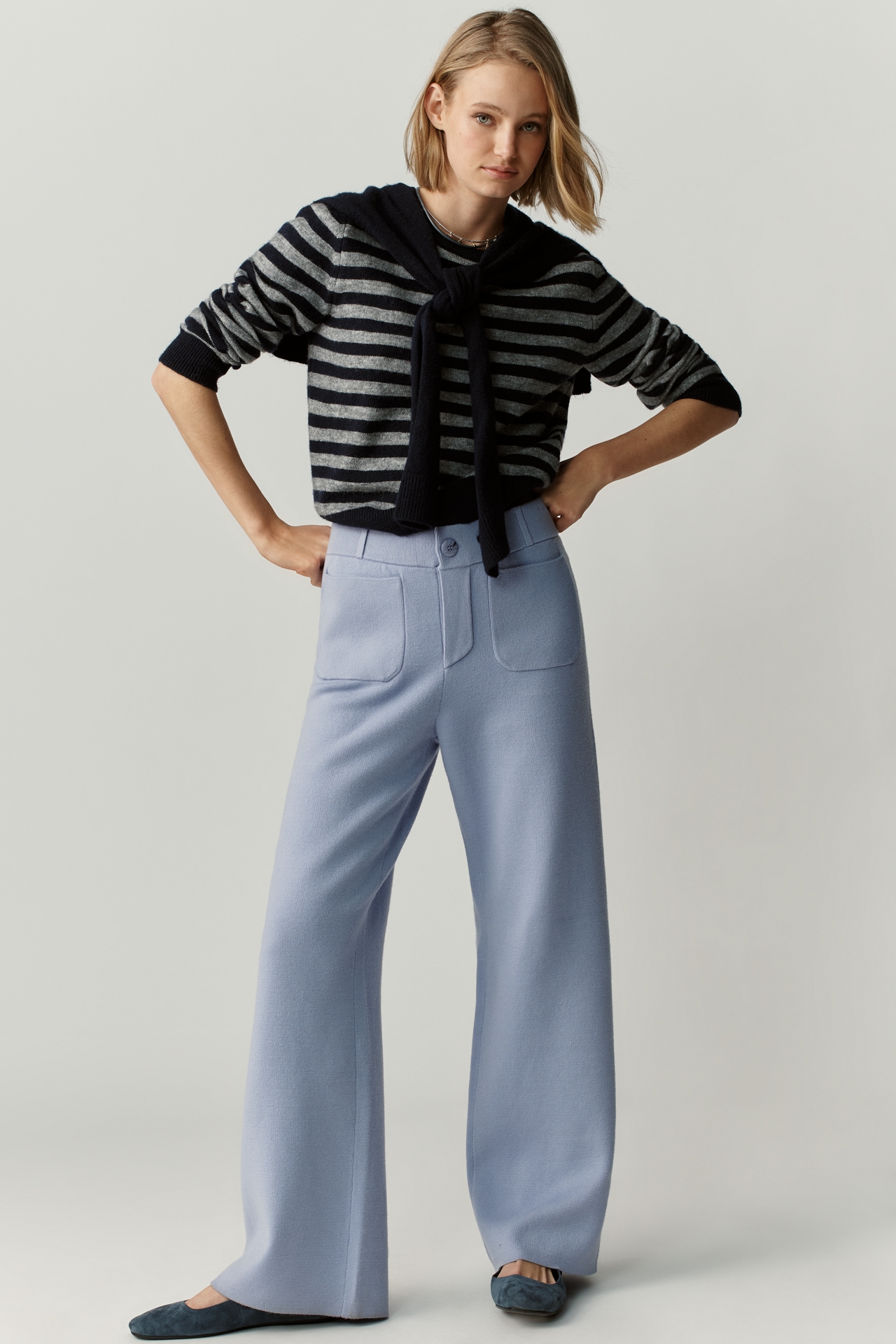 Colette Full-Length Sweater Pants by Maeve