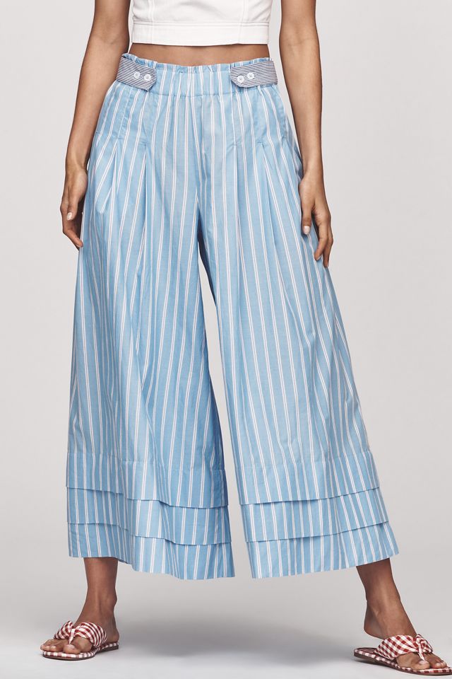 By Anthropologie Pull-On Culotte Pants #1