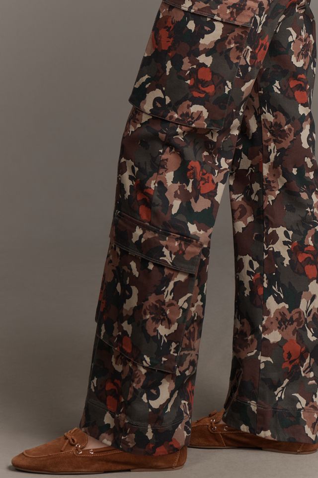 Pilcro Printed Cargo Bootcut Pants #3