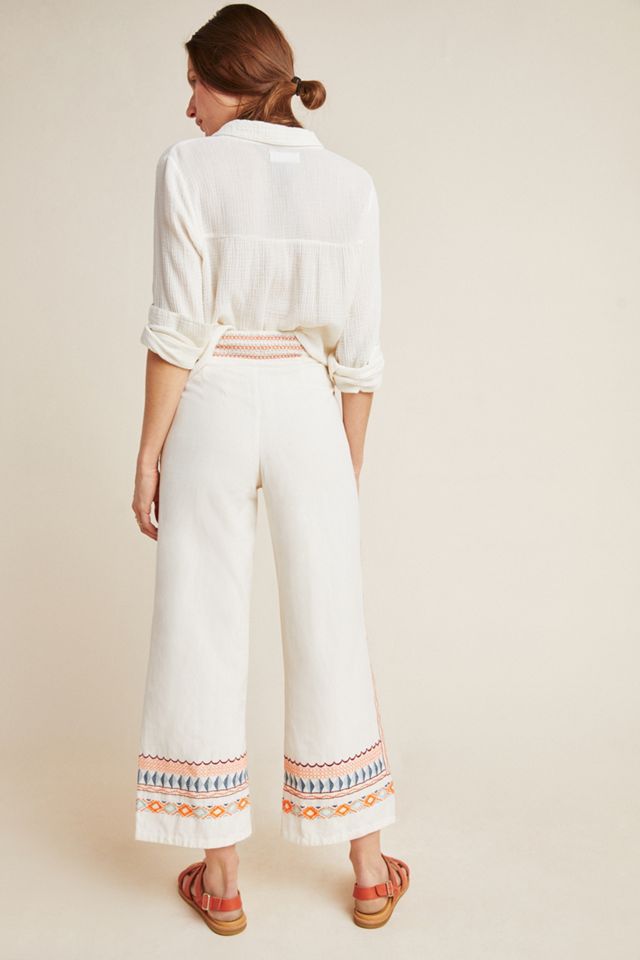 Islander Embroidered Pants #1
