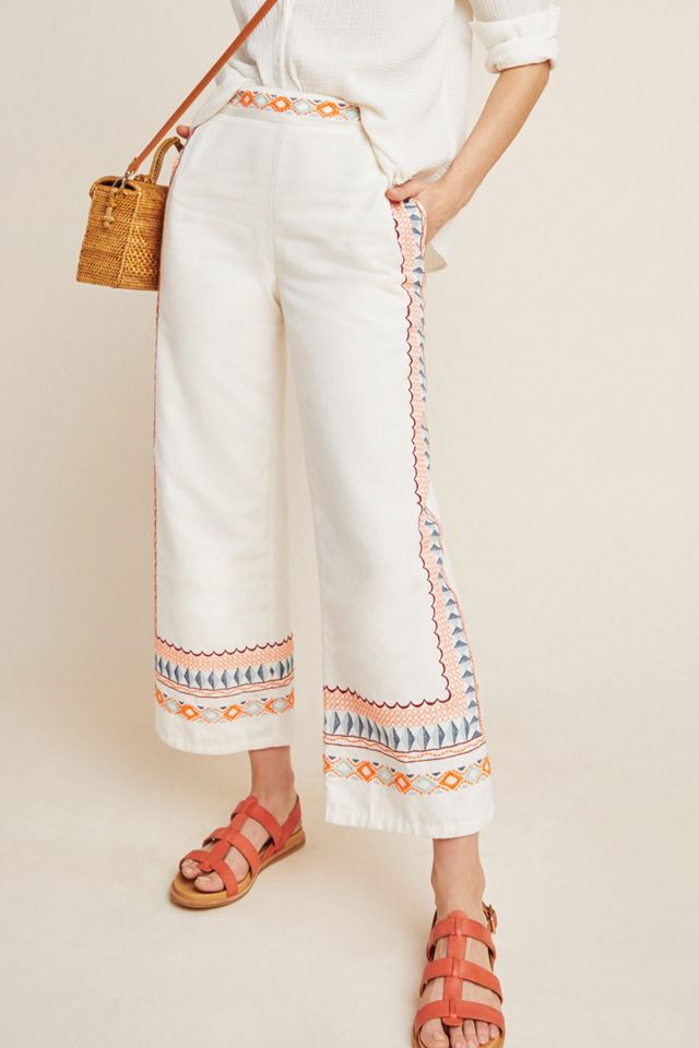 Islander Embroidered Pants #3