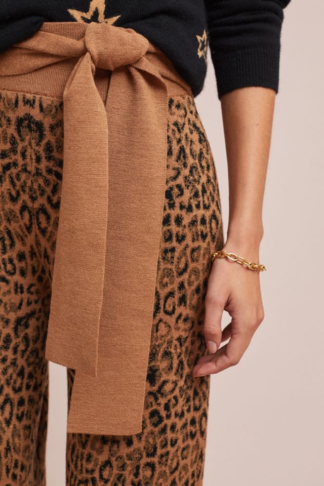 Leopard Sweater-Tie Trousers #3