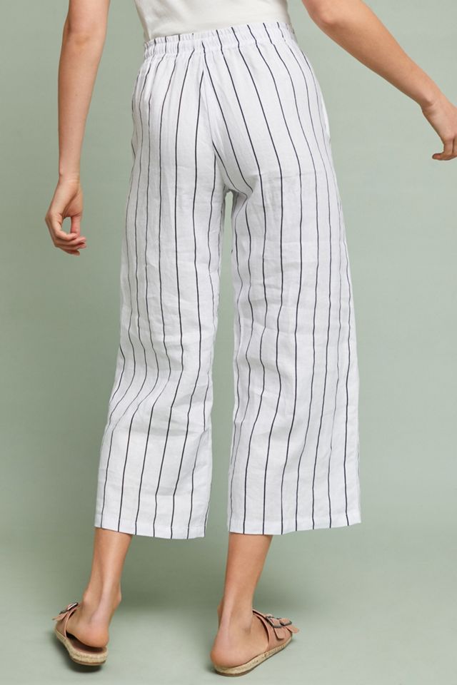 Faithfull Clemence Cropped Linen Wide Legs #3