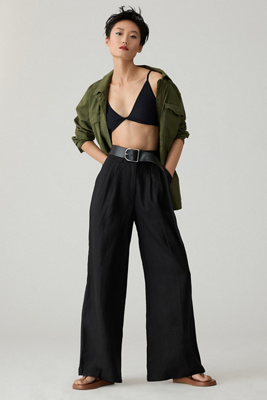 Shop Faithfull The Brand Faithfull Circa Pants In Black