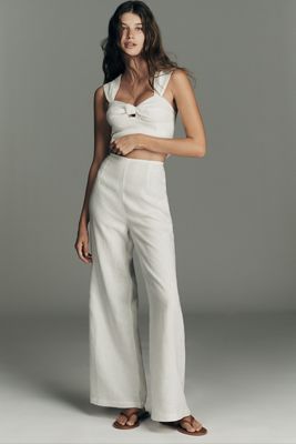 Pantalon large en lin Syna Faithfull The Brand