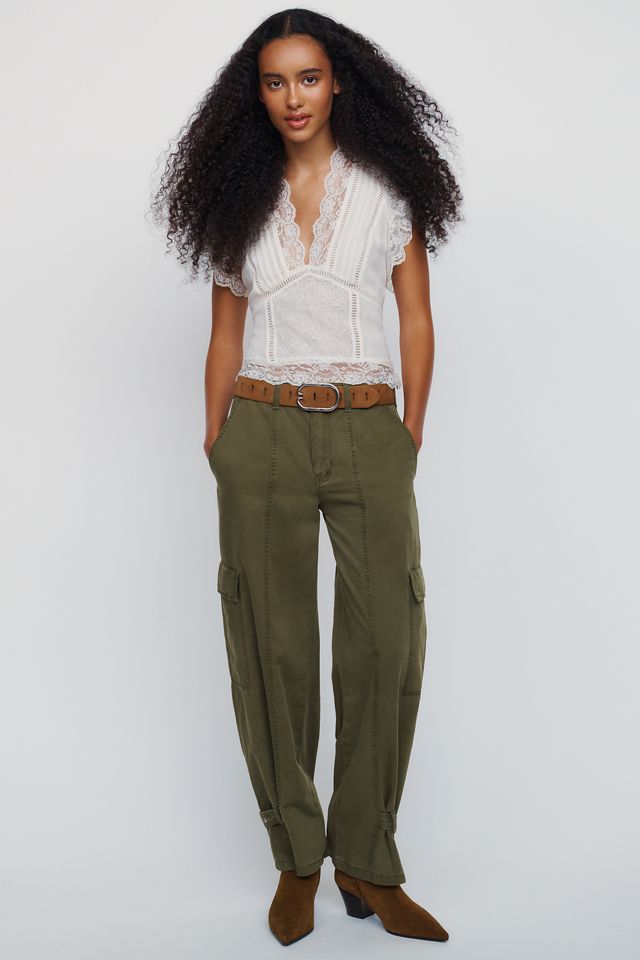 Pilcro 100% Cotton Harem Cargo Pants #1
