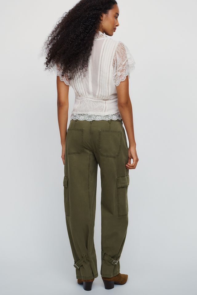 Pilcro 100% Cotton Harem Cargo Pants #4
