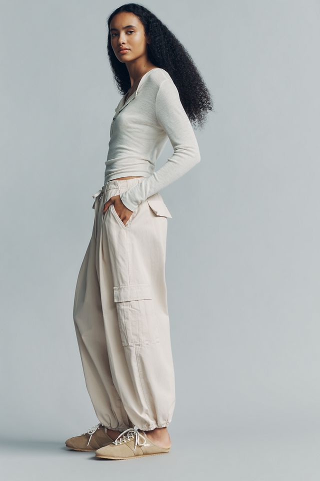 Pantalones Cargo Paracaídas 100% Algodón By Anthropologie #3